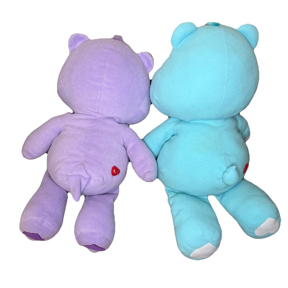 Vintage Carebears Bedtime Bear Harmony Care Bear Large Plush Jumbo Pillow Set - Picture 10 of 13